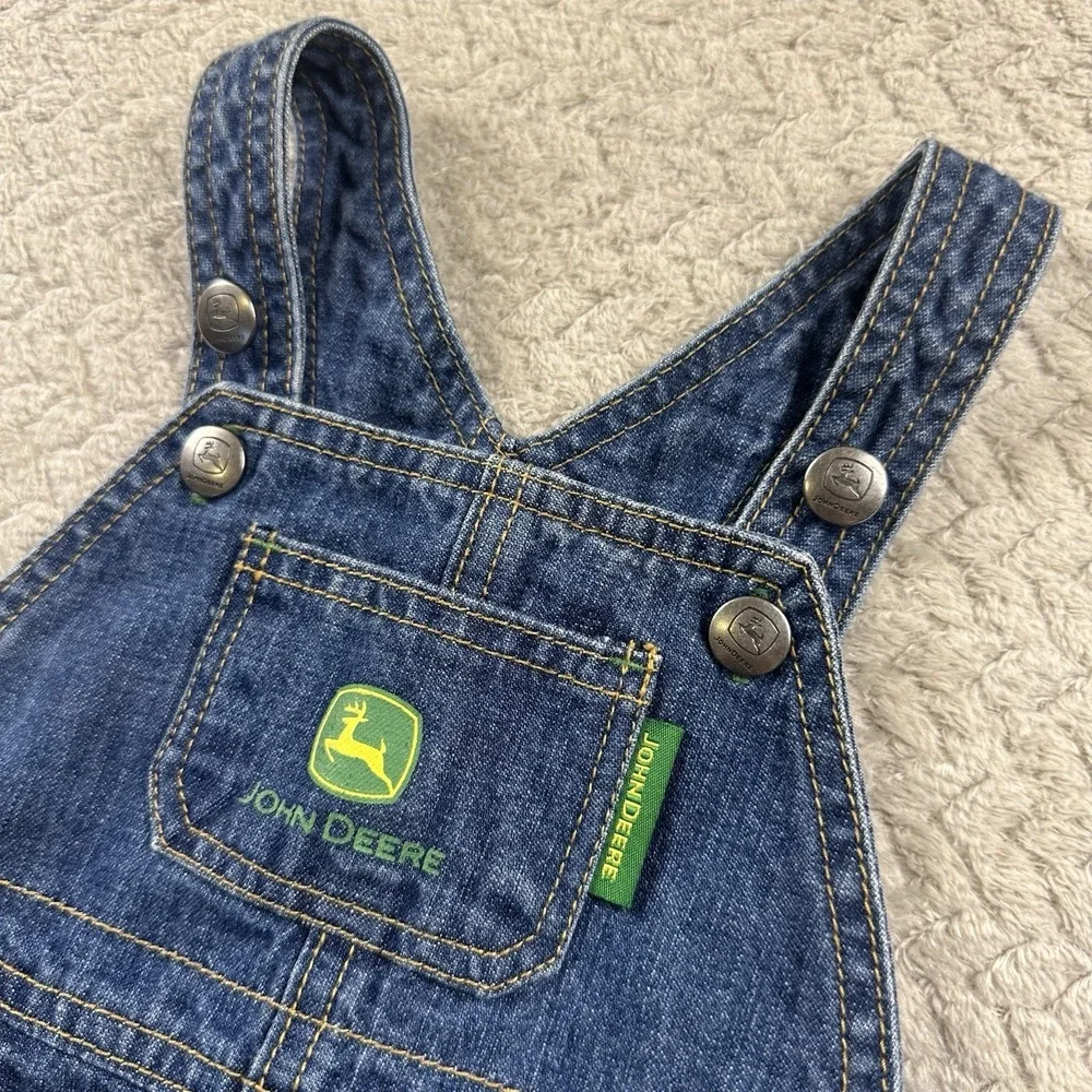 John Deere Denim Overalls‎ size 3/6 Months Western farm Tractor Little farmer